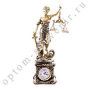 Часы-статуэтка Богиня Правосудия ФЕМИДА, 26,5*7*5,5 см., оптом